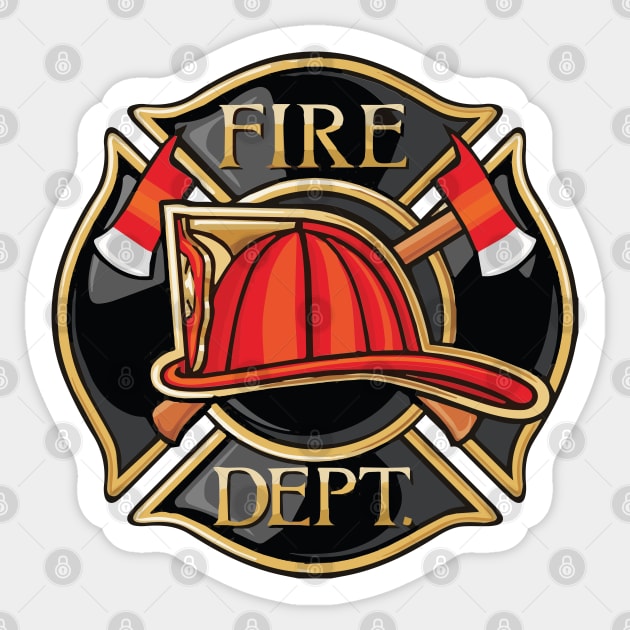 fire department Sticker by Erekjo